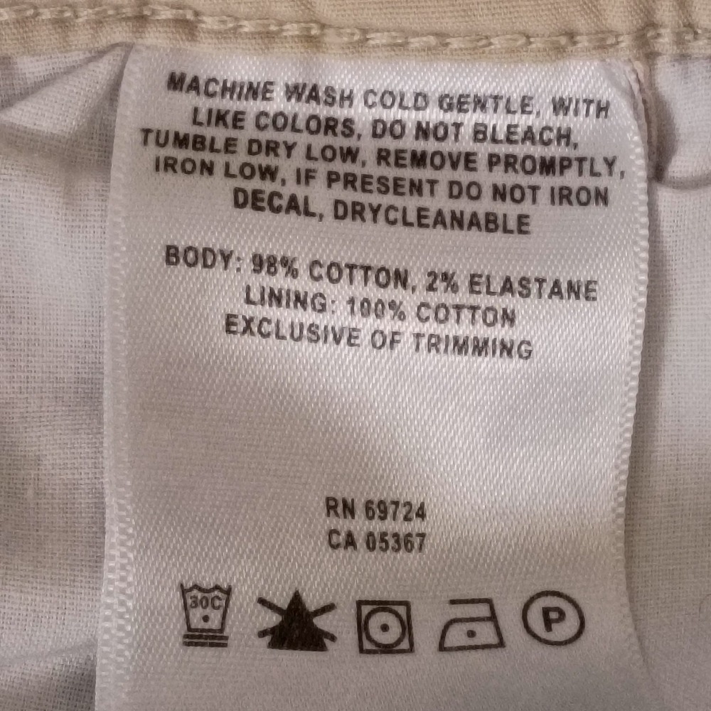 Columbia Men's Tan Straight Leg Chino Pants 38W 34L Cotton Blend Regular Fit - Picture 7 of 13